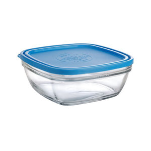 Duralex Freshbox Square Bowl with Lid Size: 6.8 inch