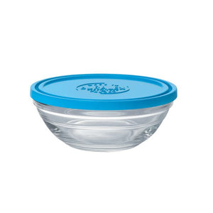 Duralex Freshbox Round Bowl with Lid Size: 0.5 quart