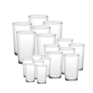 Duralex Unie Tumbler Size: 18 Piece Set