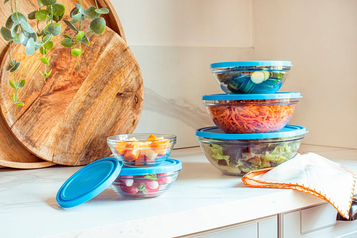 Freshbox Round Glass Bowl with Lid